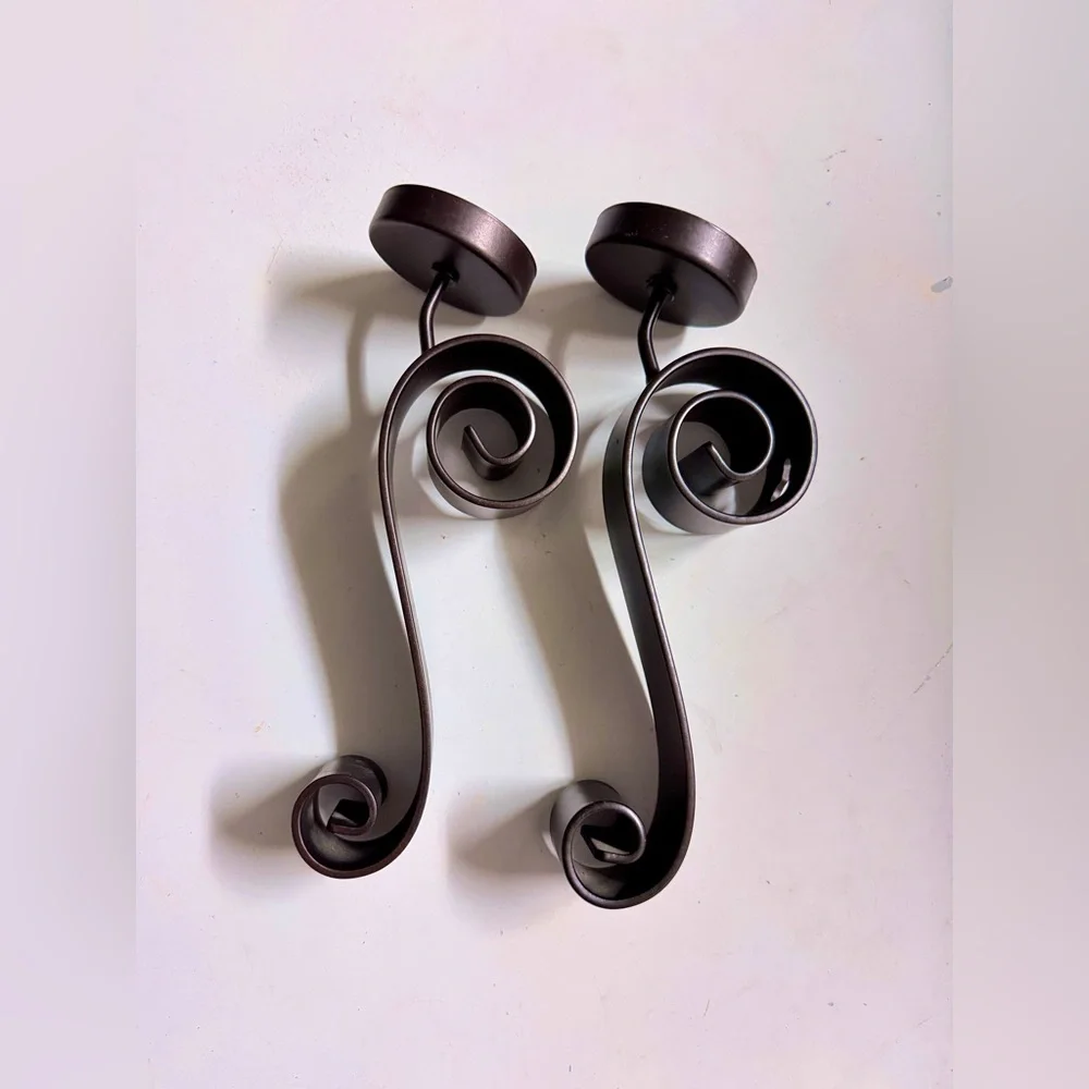 Elegant Black Metal Wall Hooks